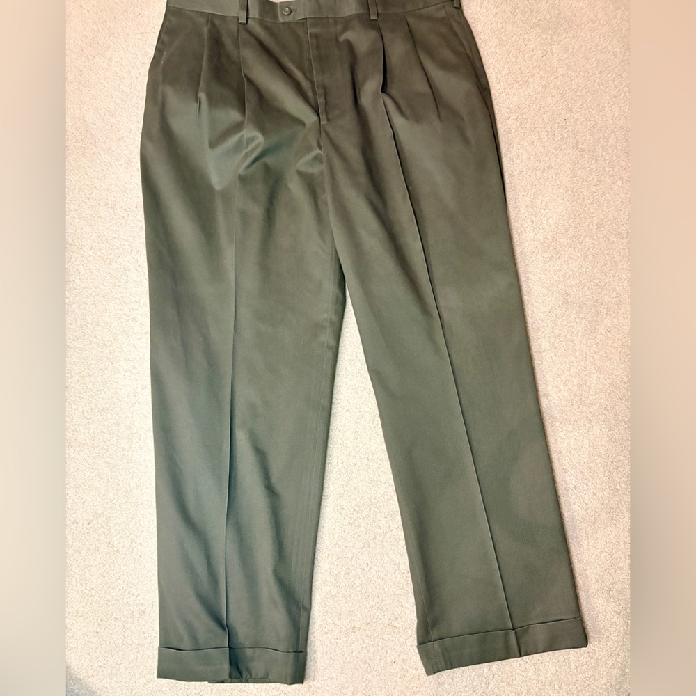 Natural Issue Men's Classic Olive Green Pants - Size 42x32